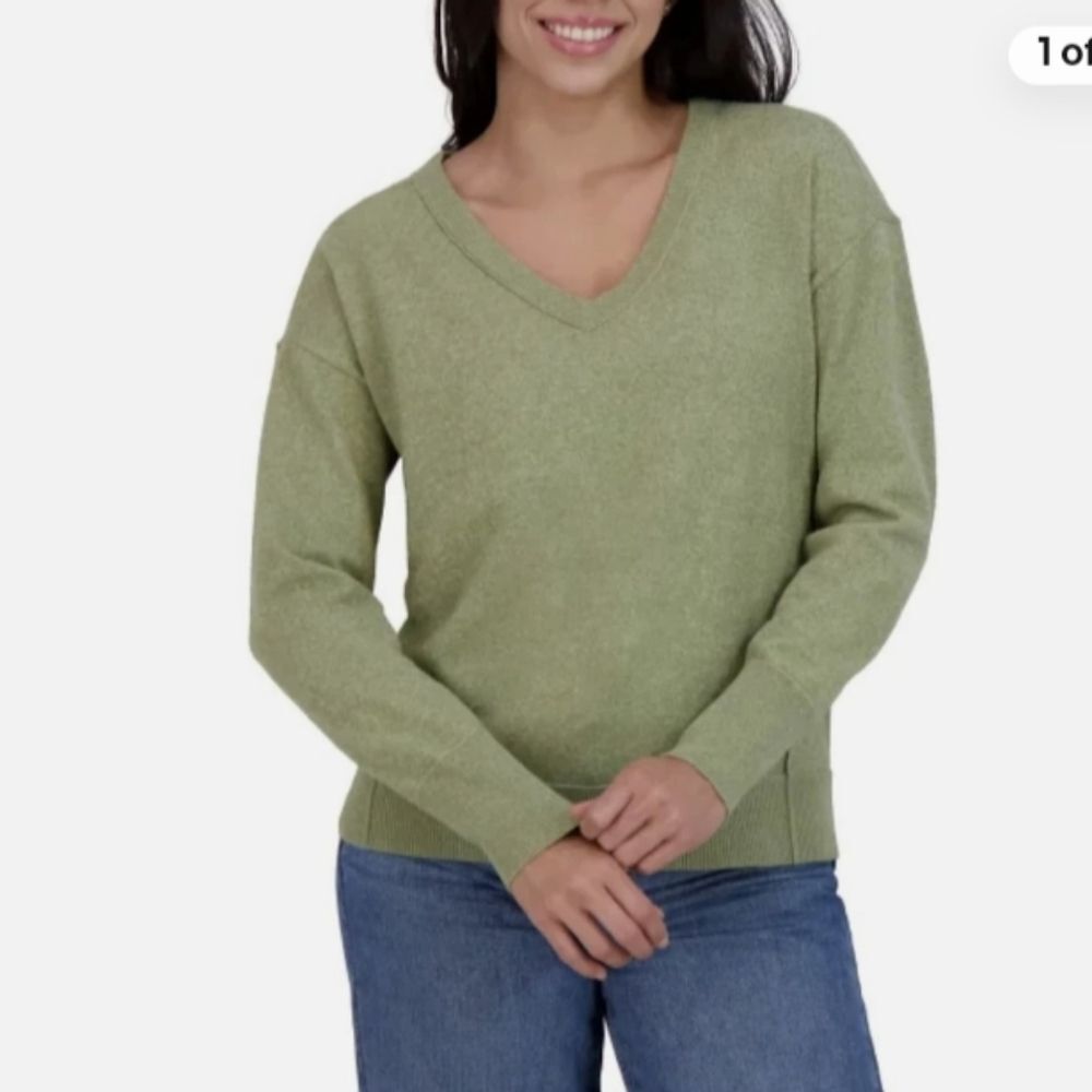 New Lucky Brand Soft Green Sweater XXL NWT